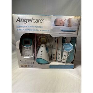 Angelcare Movement and Sound Monitor Aqua/White w/ Movement Sensor AC401